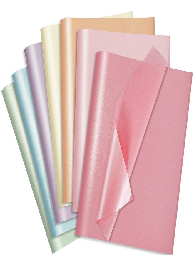 woric 110 Sheets Tissue Paper Bulk for Gift Bags Metallic Colors Pastel Tissue Paper for DIY Crafts Gift Wraps Holiday Birthday Weddings Baby Shower Valentine's Day Party Decor,14 x 20 Inch - Image 1